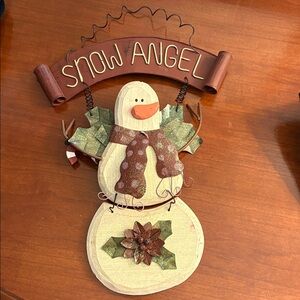 Snow Angel Holiday Wall Decor